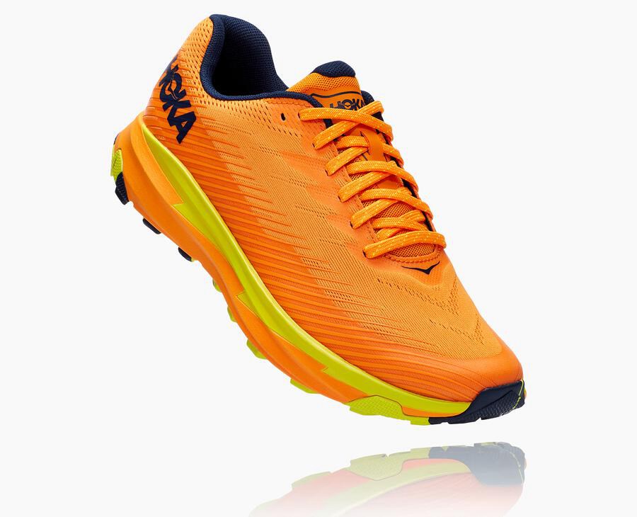 Hoka One One Trainers Mens Orange - Torrent 2 - 97128EMTC